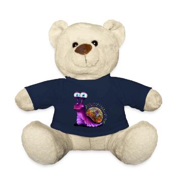 Opal Snail - Opal Schnecke - Teddy - French Navy - Vorne