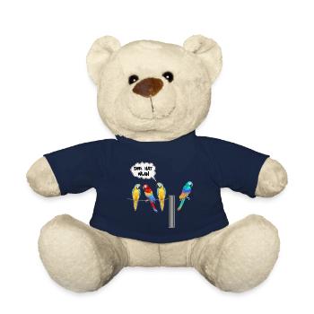 wlan unter Papageien - Teddy - French Navy - Vorne
