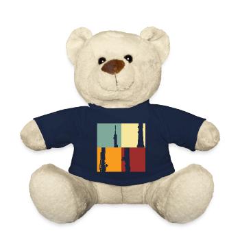 oboe - Teddy Bear - french navy - Front