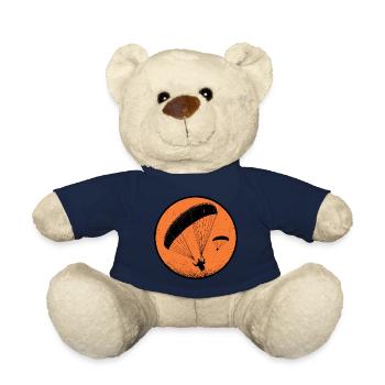 paraglider paraglider paraglider paragliding - Teddy Bear - french navy - Front