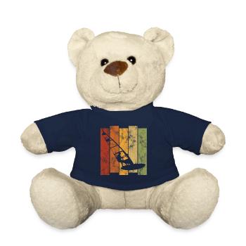 Windsurfen Surfen Retro Windsurfer Windsurfing - Teddy - French Navy - Vorne