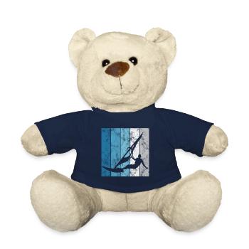 Windsurfer Windsurfing Retro Windsurfen Surfen - Teddy - French Navy - Vorne