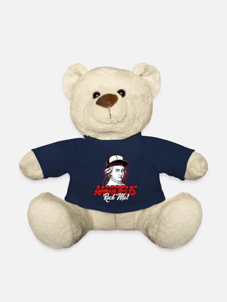 Amadeus Rock Me | Wolfgang Amadeus Mozart Classique - Nounours - bleu marine
