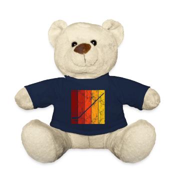 Hockey sur glace Hockey sur glace Patins rétro Puck Ice - Nounours - bleu marine - Devant