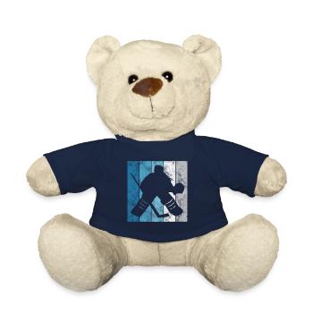 Hockey sur glace Hockey sur glace Patins rétro Puck Ice - Nounours - bleu marine - Devant