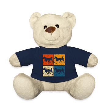 Traber Trabrennen in retro oder vintage Style - Teddy - French Navy - Vorne
