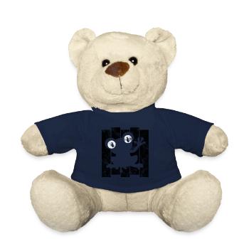 Frosch Frösche Geschenk für Kinder Lustig Witzig - Teddy - French Navy - Vorne