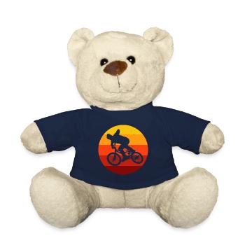 BMX Rad Fahrrad Retro Geschenk Bicycle Motocross - Teddy - French Navy - Vorne