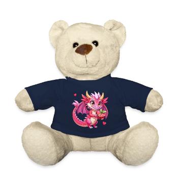 Farbenfroher Drache - Teddy - French Navy - Vorne
