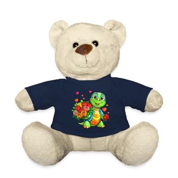 Mega Cute Turtle - Teddy Bear - french navy - Front
