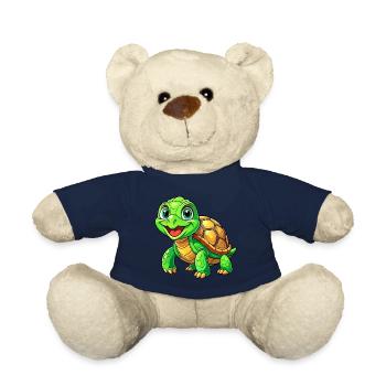 Mega Cute Turtle - Teddy Bear - french navy - Front
