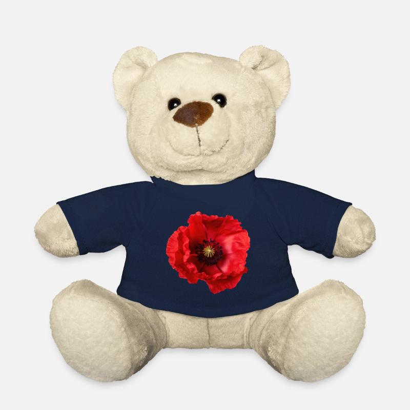 Mohnblume - Teddy - French Navy