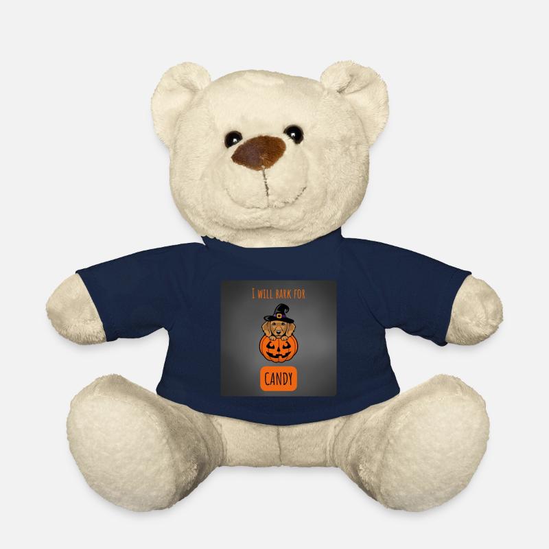 HALLOWEEN - Chien - Nounours - bleu marine