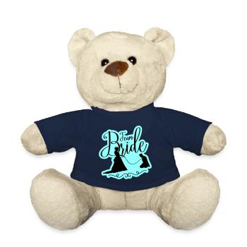 Team Braut Hochzeit Junggesellinnen - Teddy - French Navy - Vorne