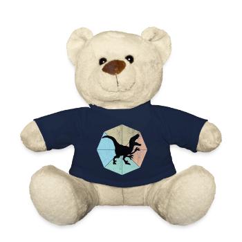 dinosaure - Nounours - bleu marine - Devant
