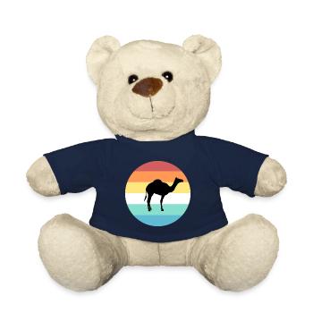 camel - Teddy Bear - french navy - Front