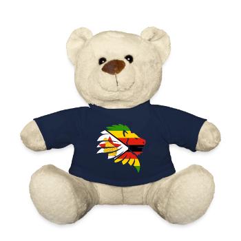 Zimbabwe drapeau Zimbabwe Harare Chewa cadeau - Nounours - bleu marine - Devant