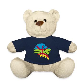 Amazigh Flagge Berber Marokko Algerien Geschenk - Teddy - French Navy - Vorne