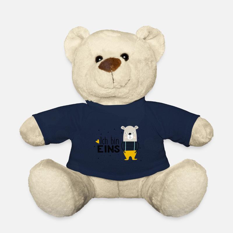 1. Geburtstag, eins, erster, Birthday, Bär - Teddy - French Navy
