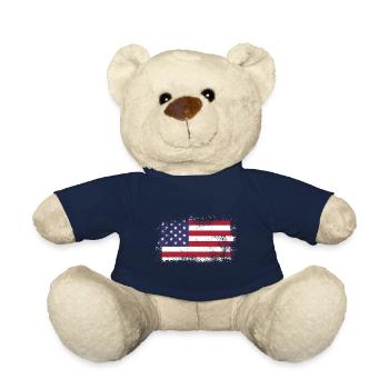 American flag - Teddy Bear - french navy - Front