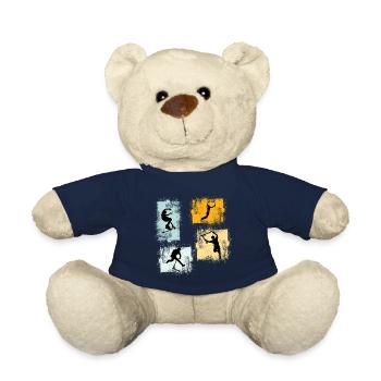 trottinette freestyle - Nounours - bleu marine - Devant