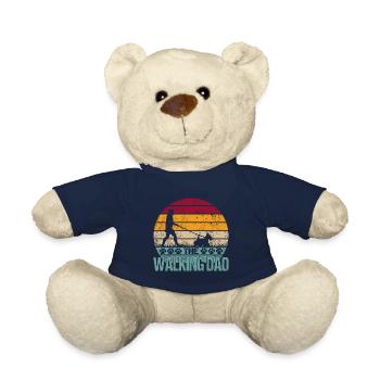 Scottish Scottish Terrier Dog The Walking Dad - Teddy Bear - french navy - Front