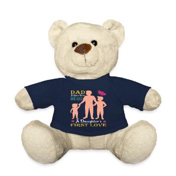 | D’AMOUR DE PAPA HERO Fête des Pères Fête des Pères - Nounours - bleu marine - Devant