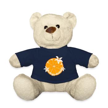 Energy of life - Sacral Chakra - Teddy Bear - french navy - Front