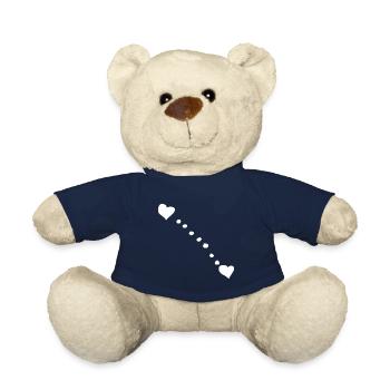 punkt herzen herz kreise - Teddy - French Navy - Vorne