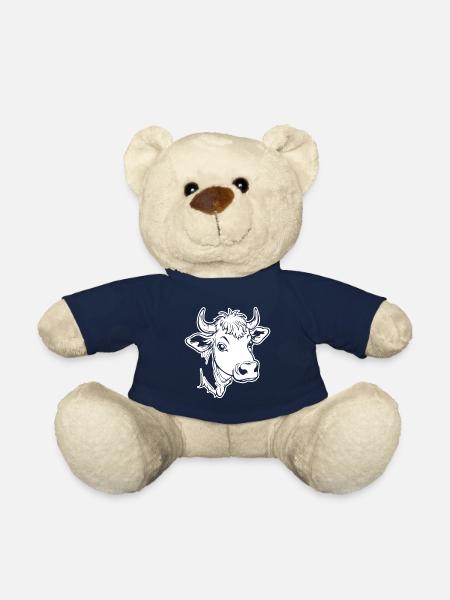 Vache Vaches - Nounours - bleu marine