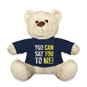 Say you to me! - Denglish Sprüche Denglisch - Teddy - French Navy - Vorne