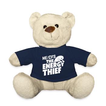 ME/CFS: The Energy Thief - Der Energie Dieb - Teddy - French Navy - Vorne