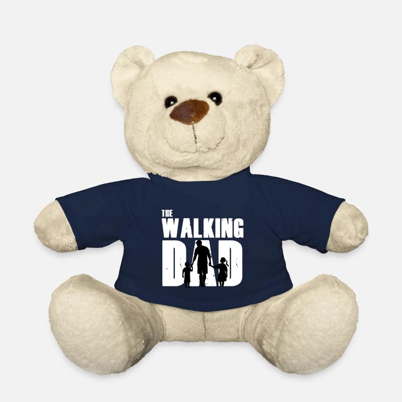 papa qui marche - Nounours - bleu marine