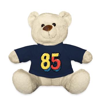 85 Number Comic - Teddy Bear - french navy - Front