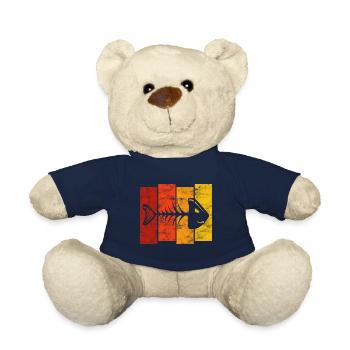 Arêtes de poisson pour pêcheurs, pêcheurs et enfants | Poissons - Nounours - bleu marine - Devant