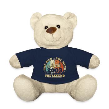 April 2003, 20 Years Anniversary Men Women - Teddy Bear - french navy - Front