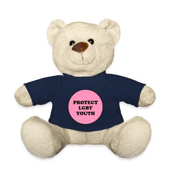 Protect LGBT Youth - Teddy Bear - french navy - Front