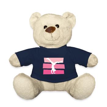 gymnastics - Teddy Bear - french navy - Front