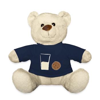 biscuit au lait de soja - Nounours - bleu marine - Devant