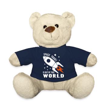 Voyage dans l'espace du monde - Nounours - bleu marine - Devant