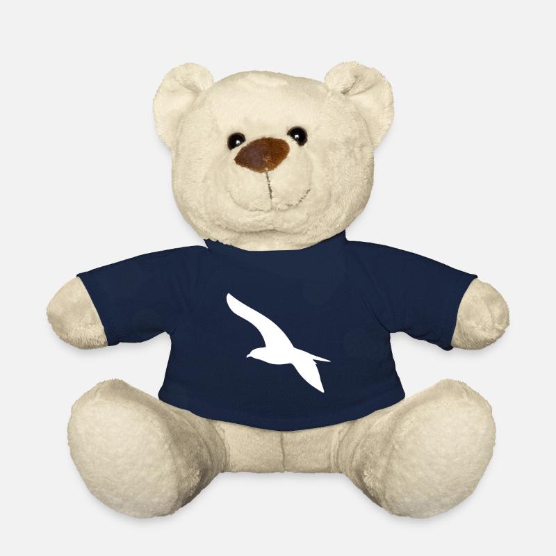 Möwe weiß - Teddy - French Navy