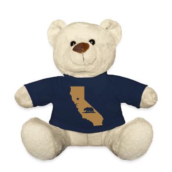 Kalifornien Karte Flagge - Teddy - French Navy - Vorne