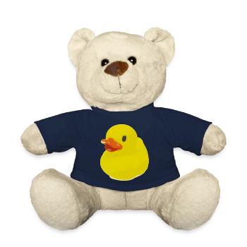 Ente, Badeente, Duck, Rubber Ducky - Nounours - bleu marine - Devant