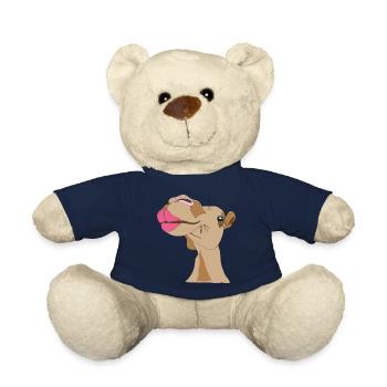 camel - Teddy Bear - french navy - Front