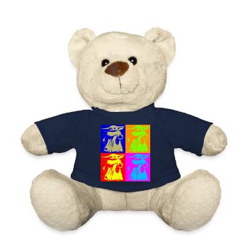 Mandalorian Pop Art - Nounours - bleu marine - Devant