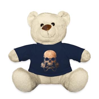 Piston Skull - Screwdriver - Mechanic - Copper - Teddy Bear - french navy - Front