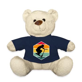 Stunt Scooter Kinder Stunt Roller Tretroller Scoot - Teddy - French Navy - Vorne