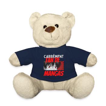 fan de mangas - Nounours - bleu marine - Devant