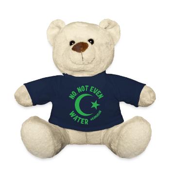 No not even water Ramadan - Teddy Bear - french navy - Front
