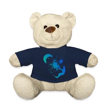 Kitesurf Kiten Kitesurf Femmes Kitesurfer - Nounours - bleu marine - Devant
